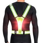 LED Reflective Running Vest, High V