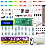 SunFounder Raspberry Pi Pico Starter Kit with 40 Projects Online Tutorials, MicroPython C Piper Make Code, One-Stop Learning Electronics and Programming for Raspberry Pi Beginners & Experts