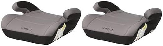 Cosco Kids Topside Booster Car Seat, Pack of 2, Lightweight Travel Chair, Easy-Clean Cover, Belt Guide, Fits 40-100 lbs, 43.4-57 in, Leo