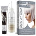 Metallic Silver Hair Dye Demi-Permanent, Grey Toner for Bleached Hair, Anti-Breakage Plex Hair Care, Vegan Hair Dye & Cruelty-Free, 100% Grey Coverage, Silver Grey Hair Colour by Smart Beauty