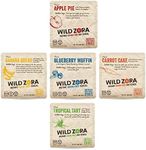 Wild Zora Instant Grain-Free Hot Cereal - Tasty Paleo Friendly Cereals, Instant Hot Meal, Breakfast to Go, Oatmeal Substitute, No Added Sugar, Grain, Dairy, or Soy, Gluten Free, 5-Pack Variety