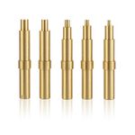 HanTof 5Pcs Heat Set Insert Tips for M2,M2.5,M3,M4,M5 Threaded Inserts, Compatible with Weller WES51 WESD51 PES50/51 WE1010NA WCC100 LR21 Soldering Irons ET Tips, Used for Connecting 3D Printed Parts