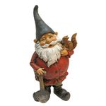 Design Toscano QM211241 Garden Gnome Statue - Digger the Gnome - Outdoor Garden Gnomes - Funny Lawn Gnome Statues - yellow