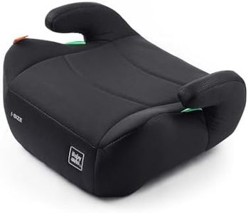 BABYAUTO - Elevador de Coche ELIX Booster: Elevador Ergonómico y Seguro para Niños de 7 a 12 Años – De 125 a 150 cm -I-size – Comodidad - Black Embossed