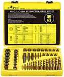 Topec 49pcs Screw Extractor/Drill B