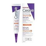 CeraVe Skin Renewing Vitamin C Serum with 10% Pure VITAMIN C for Face With Hyaluronic Acid | Skin Brightening Face Serum for dark spots with ceramides & Vitamin B5. Fragrance Free, Developed with dermatologists, 30mL