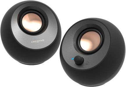 Creative Pebble V3 Desktop Speakers – Black USB-C Powered Stereo
