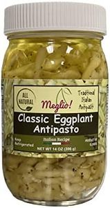 Classic Eggplant Antipasto 14 Oz (396 g) - Italian Appetizer, Antipastos, Vegetables, All Natural