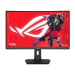 ASUS ROG Strix 27” 1440P USB-C Curved HDR Gaming Monitor (XG27WCMS) - QHD, 280Hz, 1ms, Fast VA, Extreme Low Motion Blur Sync, FreeSync Premium, DisplayWidget, Tripod Socket, AI Gaming, 3yr Warranty