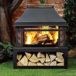 Deko Living Outdoor Wood Burning Fi