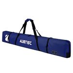 AUMTISC Single Ski Bag Travel Padded to Transport Skis Gear Pocket with Adjustable Handle 170cm Blue