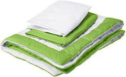 Baby Doll Bedding Modern Hotel Style Cradle Bedding Set, Green Apple