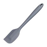 Tala Silicone Flat Spatula in Grey Colour, Heat Resistant up to 240 Degrees and Ideal for Serving all Tasks of Sauces and Soups, Ideal to Use with Non-Stick Cookware, Dishwasher Safe