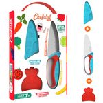 Chefclub Network Chefclub - The Chef's Knife for Kids,Blue and Red