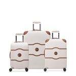 DELSEY PARIS Chatelet Hardside 2.0 Luggage with Spinner Wheels, Angora, 3 Piece Set 19/24/28, Chatelet Hardside 2.0 Luggage with Spinner Wheels