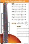 QMG Cello Fingering Chart with Colo