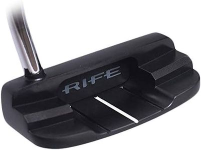 RIFE - Raider – Putter de golf en acier inoxydable – Performance améliorée – Noir – Droitier – 86,4 cm