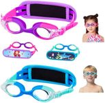 Vvinca Kids Swim Goggles, 2 Packs T