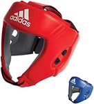 adidas Unisex's AIBA Approved Boxing Head Guard, Red, Large