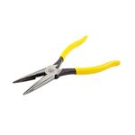 Klein D203-8 8-Inch Heavy-Duty Long-Nose Pliers-Side-Cutting