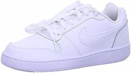 NIKE Women's Ebernon Low Sneaker, White, 6.5 Regular US