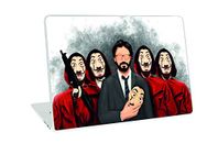 Galaxsia TM Money Heist D3 Vinyl Laptop Sticker, Compatible for Any 14 Inches Laptop (Hp, Dell, Sony, Acer, Lenovo, ASUS and Notebook)