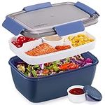 Caperci Large Salad Container Bowl 
