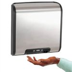 Bobrick 7128 TrimLineSeries 304 Stainless Steel ADA Surface-Mounted Automatic Hand Dryer, Satin Finish, 230V