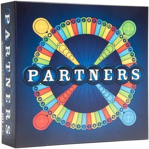 PARTNERS board game - A 4 player strategy board game played in teams of 2 | perfect for game night with family, friends, adults, teens, all ages