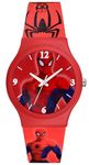 Acnos Spiderman Kid's Happy Colorful Water-Resistant and Durable Watch for Boys and Girls with Fun Designs Adjustable Strap and Positive Messages