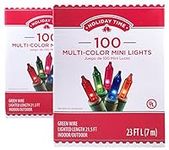 Holiday Time 100 Multi-Color Mini L