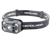 GlowBase LED Headlamp with Wave Sensor, 45° Adjustable, Rechargeable, for Camping, Hiking, Cycling