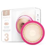 FOREO UFO 3-5-in-1 Full Facial LED Mask Treatment - Deep Moisturiser - Anti Aging Face Mask Beauty - Face Massager - Fuchsia