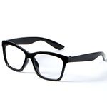 Spooktacular Nerd Costume Glasses, Black Hipster Eyeglasses Nerd Glasses Costume Props for Halloween Costume Party