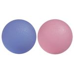 ResultSport Stress Balls for Adults Hand Exercise Therapeutic Gel Ball Set of 2 Firm/Soft - Arthritis relief, stroke rehabilitation, grip strength, wrist support. Stress Balls for Kids.