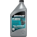 Quicksilver 8M0058907 Full Synthetic 2-Stroke PWC and Sport Boat Oil, 1 Qt.