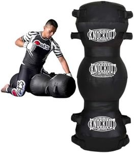 Filled Ground & Pound Grappling Dummy for MMA Submission Fitness Punching Kickboxing Tackling BJJ Training Boxing Wrestling Practice Kids and Adults 25lbs (Ready to Use)