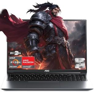 AOC PC Portatile Gaming, Ryzen™ 7 7735HS,Fino a 4,75 GHz,16 GB di RAM DDR5 4800 MHz, SSD da 512 GB,16 Pollici FHD Display,Tastiera Retroilluminata Laptop,WiFi-6