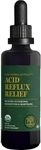 Global Healing Center Acid Reflux Relief Organic Liquid Supplement W/Slippery Elm - Helps Upset Stomach, Heartburn, Indigestion - Supports Body's Defense Against Digestive Issues - 2 Fl oz