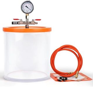 BACOENG 3 Gallon Vacuum Chamber, Acrylic Degassing Chamber Kit for Resin, Silicone and Epoxies