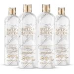 Baylis & Harding Elements White Tea & Neroli Luxury Body Wash, 500 ml (Pack of 4) - Vegan Friendly