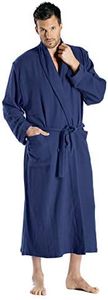 Cashmere Boutique 100% Pure Cashmere Full Length Robes for Men – Shawl Collar, Lightweight, Soft Plush, Winter Warm, and Cozy