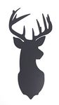 Deer Head Metal Silhouette