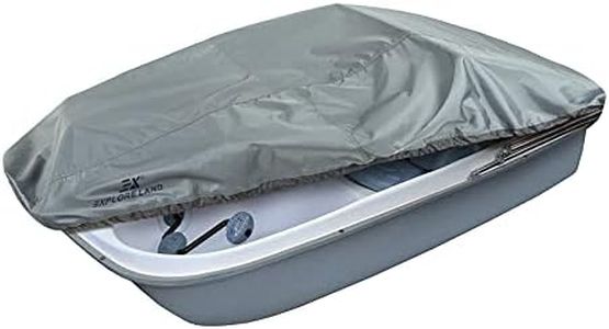 Explore Land Pedal Boat Cover - Waterproof Heavy Duty Outdoor 3 or 5 Person Paddle Boat Protector, Grey