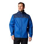 Columbia Men's Glennaker Lake II Rain Jacket, Mountain Blue/Collegiate Navy, L