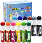 Yuanhe Bingo Daubers Dot Markers - Mixed Colors Set of 12 Pack