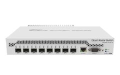 MikroTik 9-Port Desktop Switch, 1 Gigabit Ethernet Port, 8 SFP+ 10Gbps Ports (CRS309-1G-8S+IN)