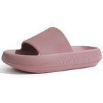 GETOEU Cloud Slides for Women Platforms Pillow Slides House Slippers Slip Resistant Shower Shoes Woman Slide Sandals Blush 9 US