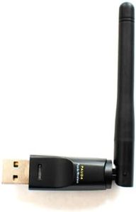 Panda Wireless® Mid Range 150Mbps Wireless N USB Adapter w/ 2dBi Antenna - Win XP/Vista/7/8/10/11, Mint, Ubuntu, MX Linux, Manjaro, Fedora, Centos, Kali Linux and Raspbian