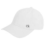 Calvin Klein Mens Classic Cotton Cap - White - One Size